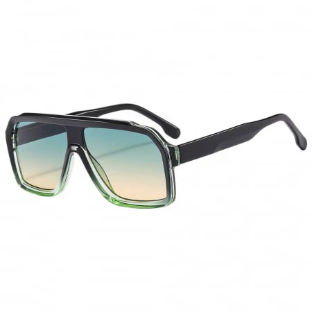 OCHELARI BROOKS - Ochelari Brooks Oversized Green Obsentum