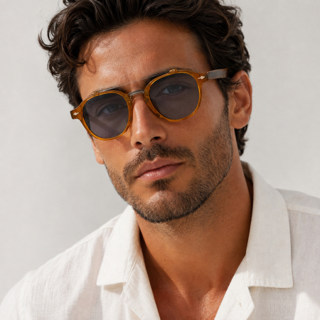 Ochelari Brooks Panto Vintage Polarized Cognac [1]