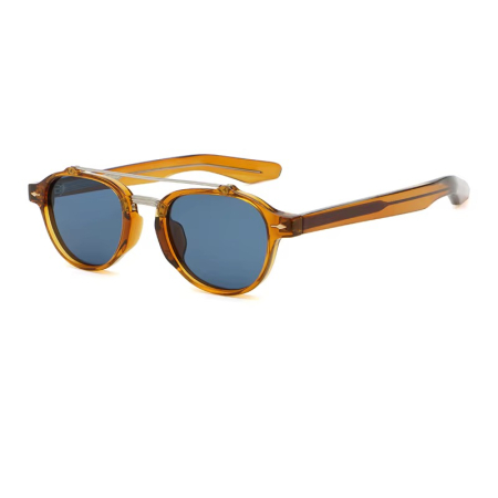 OCHELARI BROOKS - Ochelari Brooks Panto Vintage Polarized Cognac