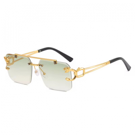 FEMEI - Ochelari Brooks Rimeless Green Mint Lens Gatopardo