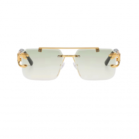 Ochelari Brooks Rimeless Green Mint Lens Gatopardo [1]