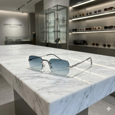Ochelari Brooks Rimeless Slim Monaco Blue [2]