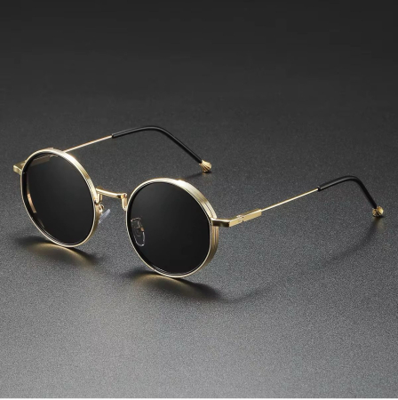 BARBATI - Ochelari Brooks Round Gold Shape