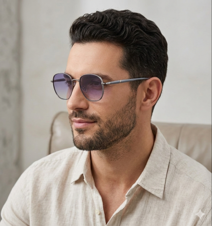 Ochelari Brooks Round Shape Gray Casual [1]