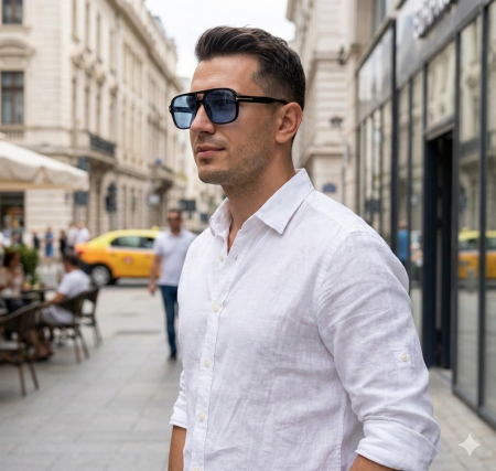 Ochelari Brooks Semi-Transparent Blue Lens [1]