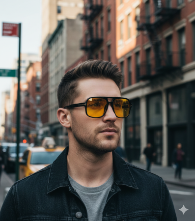 Ochelari Brooks Semi-Transparent Orange Lens [1]