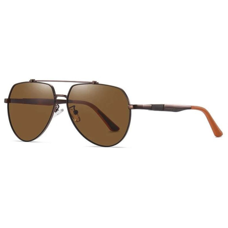 OCHELARI BROOKS - Ochelari Brooks POLARIZED Aviator Sport Brown
