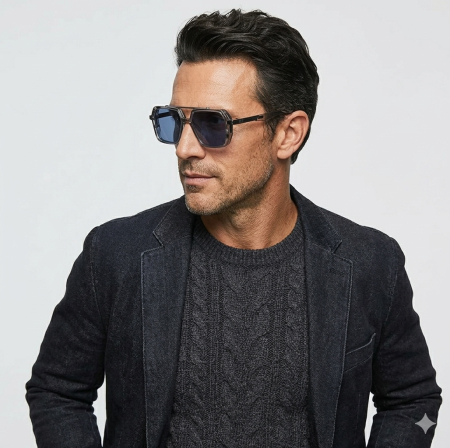 Ochelari Brooks Square Dark Semi-Transparent [1]