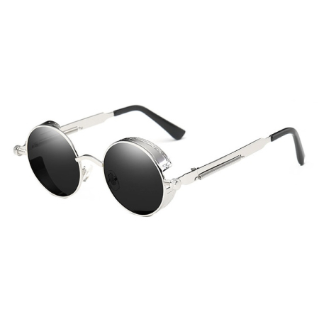 OCHELARI BROOKS - Ochelari Brooks Steampunk Silver Frame