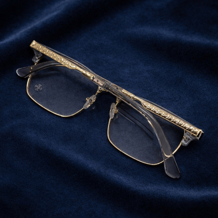 Ochelari Brooks Tranparent Farme Chrome Gold [1]