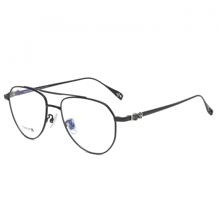 RAME OCHELARI - Ochelari Brooks Ultralight Black Aviator Titanium
