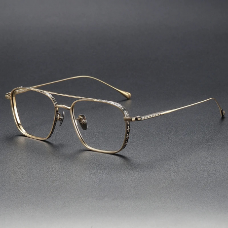 RAME OCHELARI - Ochelari Brooks Ultralight Dust Gold Titanium