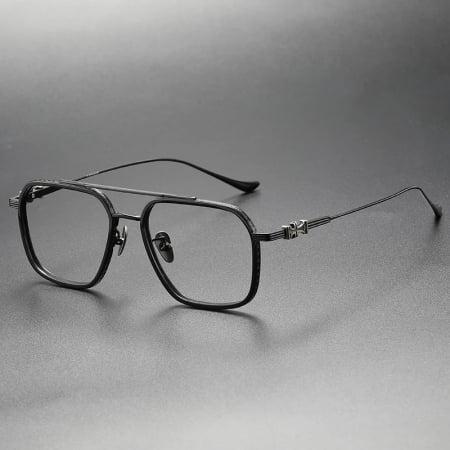 RAME OCHELARI - Ochelari Brooks Ultralight Black Titanium Genttleman