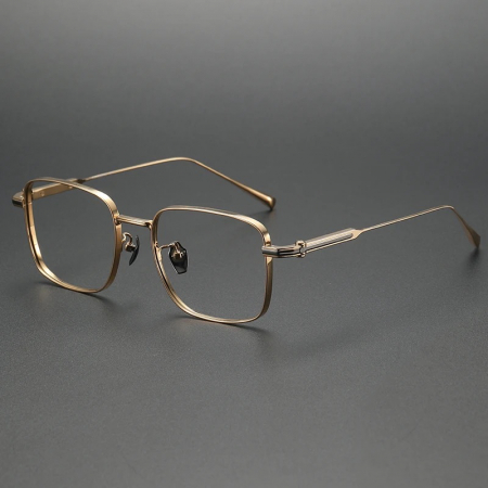 RAME OCHELARI - Ochelari Brooks Ultralight Gold Titanium MenClass