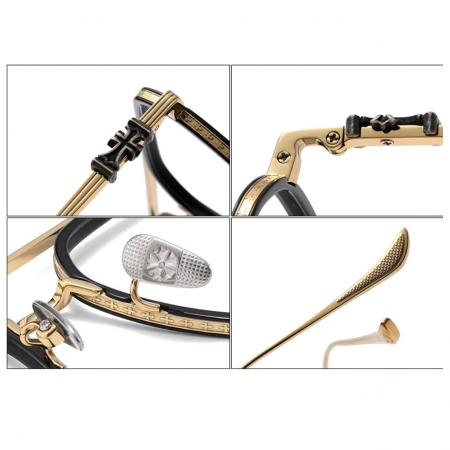 Ochelari Brooks Ultralight GoldBlack Titanium Exquisite [1]