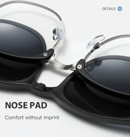 Ochelari Brooks Wayfarer Clip On+5 Perechi Lentile [7]