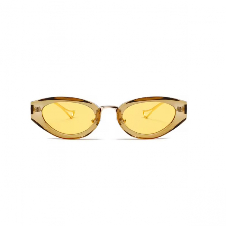 Ochelari Brooks Yellow Semi-Transparent Cat Eye [1]