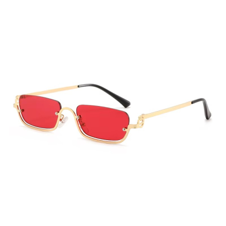 FEMEI - Ochelari Dama Brooks Rimeless Red Lens