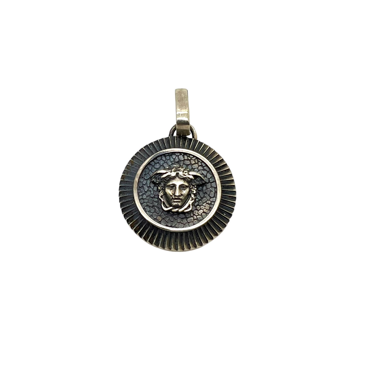 PANDANTIVE ARGINT - Pandantiv  Argint 925 Patinat Medusa