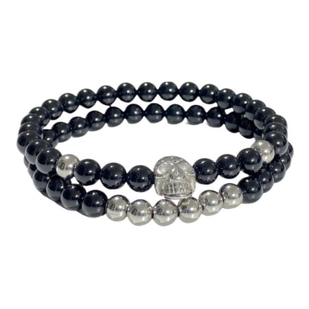 PROMOTII - Set 2 Bratari Brooks Agate Skull