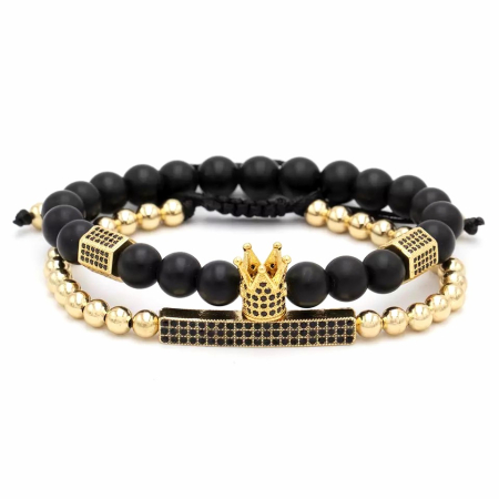 Set 2 Bratari Brooks Black&Gold Inspire [0]