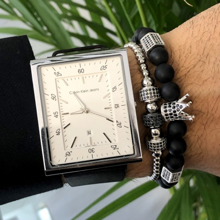 Set 2 Bratari Brooks BlackSilver Collection [1]