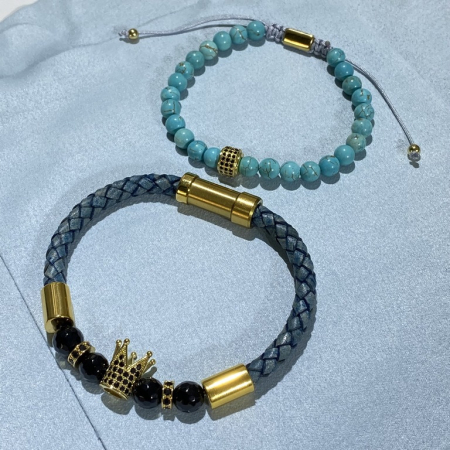 Set 2 Bratari Brooks Crown La Mer [1]