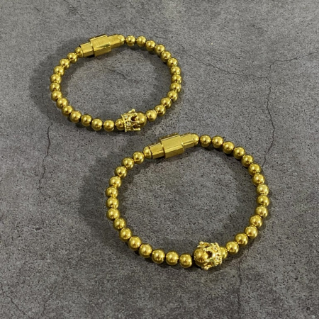 Set 2 Bratari Brooks Gold Crowns [1]