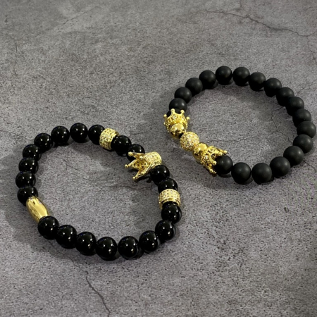 Set 2 Bratari Brooks Gold - Cupluri [1]