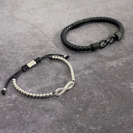 Set 2 Bratari Brooks Infinity - Cupluri [1]