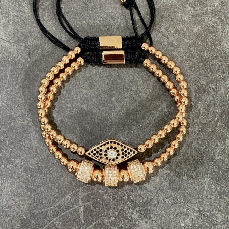 Set 2 Bratari Brooks Rose Gold Eye [2]