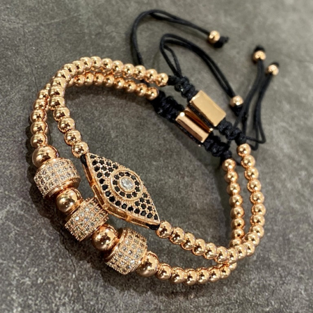 Set 2 Bratari Brooks Rose Gold Eye [1]