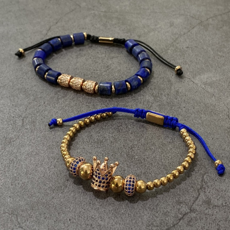 Set 2 Bratari Brooks Rose Gold Lapis Lazuli [1]