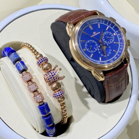 Set 2 Bratari Brooks Rose Gold Lapis Lazuli [2]
