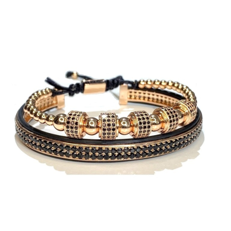SETURI ROSE GOLD - Set 2 Bratari Brooks Rose Gold Manifest