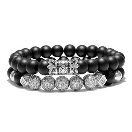 PROMOTII BRATARI - Set 2 Bratari Brooks Silver Artefakt