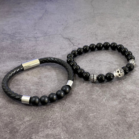Set 2 Bratari Brooks Skull Edifice [2]