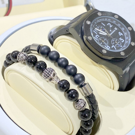 Set 2 Bratari Brooks Skull Edifice [1]