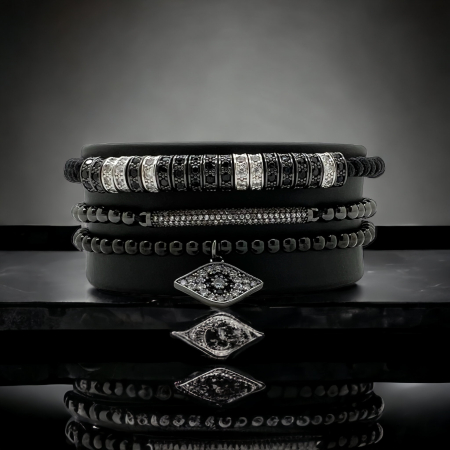 Set 3 Bratari Brooks Black Benedikt [3]