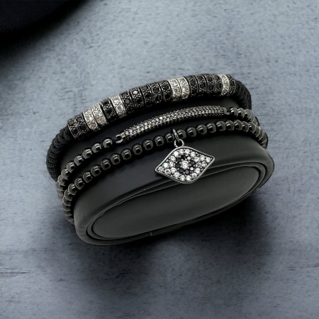 Set 3 Bratari Brooks Black Benedikt [1]