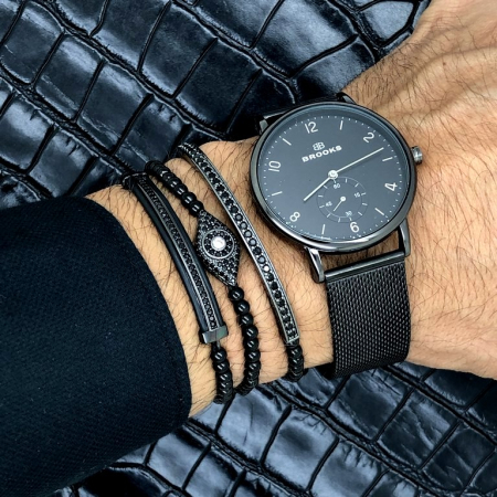 Set 3 Bratari Brooks Black Eye Zircon [1]