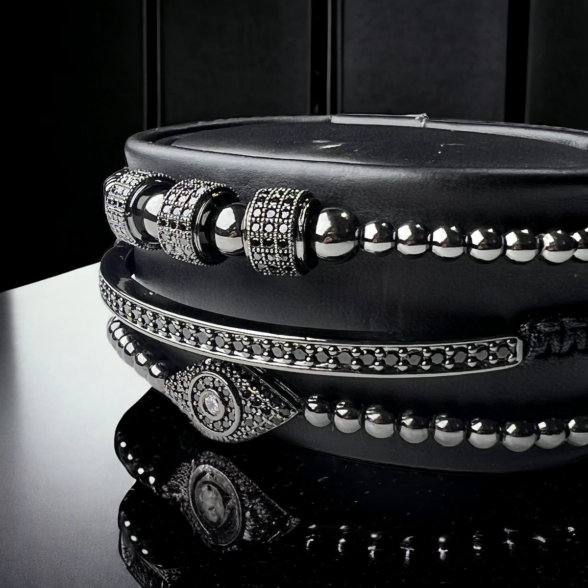 Set 3 Bratari Brooks Full Black Eye Gomora [2]