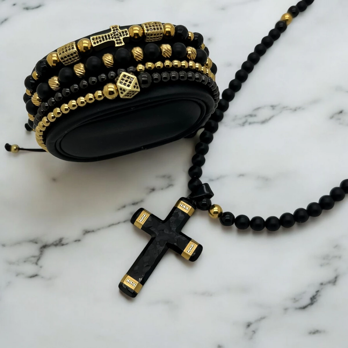 Set 4 Bratari Brooks Gold Cross [2]