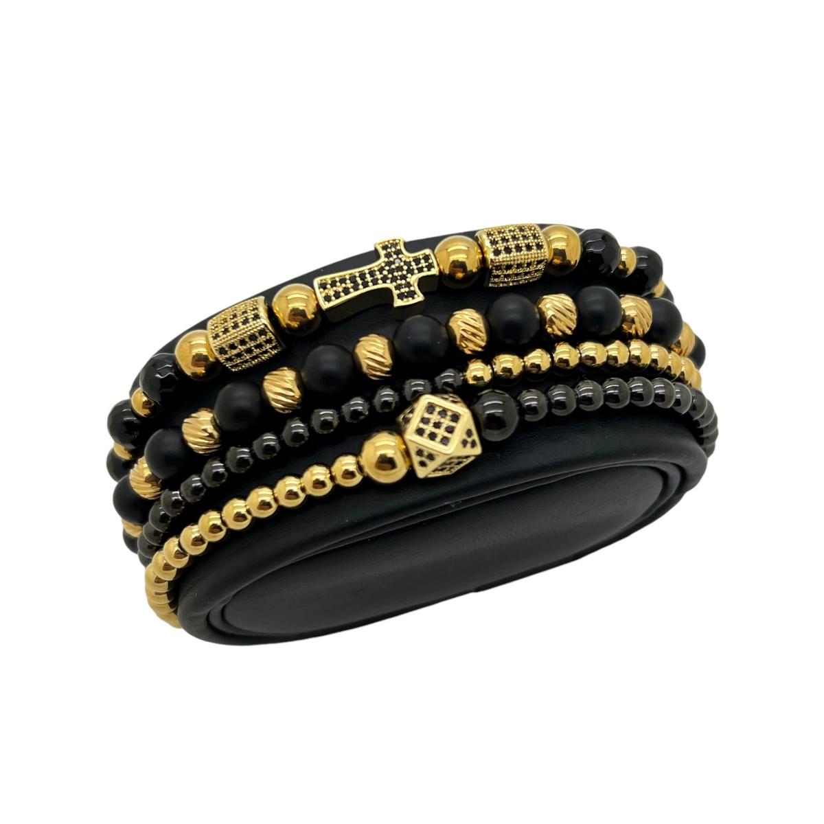 SETURI BRATARI - Set 4 Bratari Brooks Gold Cross