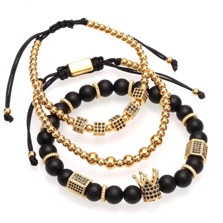 Set 3 Bratari Brooks Gold Crown Manila [1]