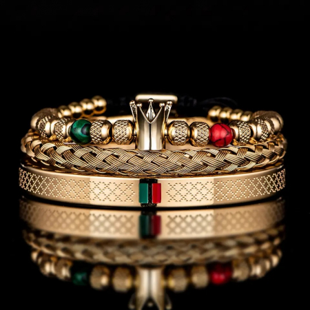 SETURI BRATARI - Set 3 Bratari Brooks Goldish Crown