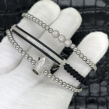 Set 3 Bratari Brooks Silver Royalsfield [3]