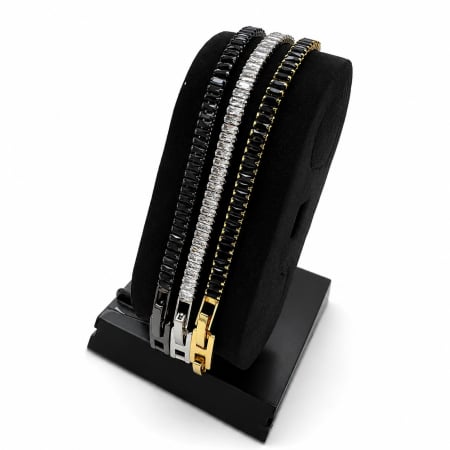 BRATARI BARBATI - Set 3 Bratari Tennis Zirconia Diamonds