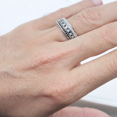 Set 3 Inele Argint 925 Tennis [1]