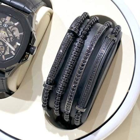 Set 4 Bratari Brooks All Black Ascendent [3]